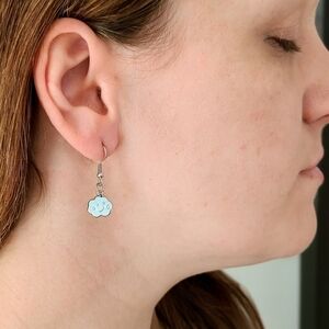 Happy Cloud Enamel Earrings